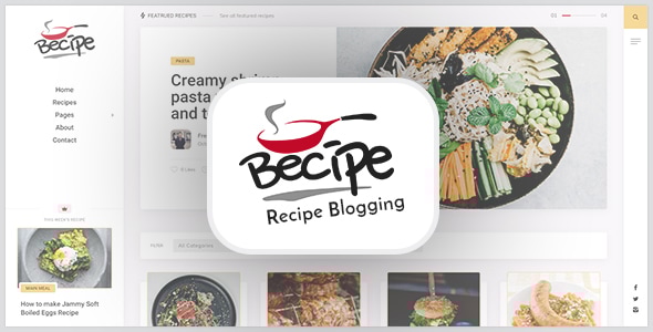 Becipe - Recipe Blogging WordPress Theme Logo