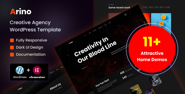 Arino - Creative Agency WordPress Theme Logo