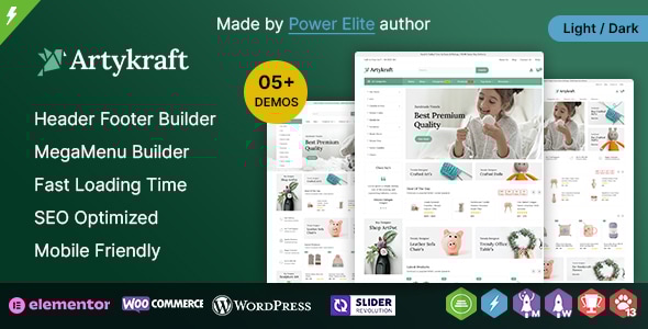 Artykraft WP - Art and Decor Elementor WooCommerce Theme Logo